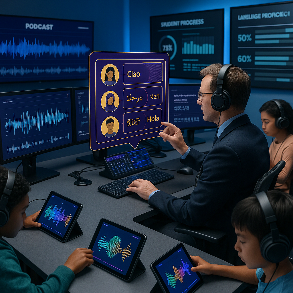 Podcast Educativi con AI: Audio Learning Inclusivo per Studenti Stranieri