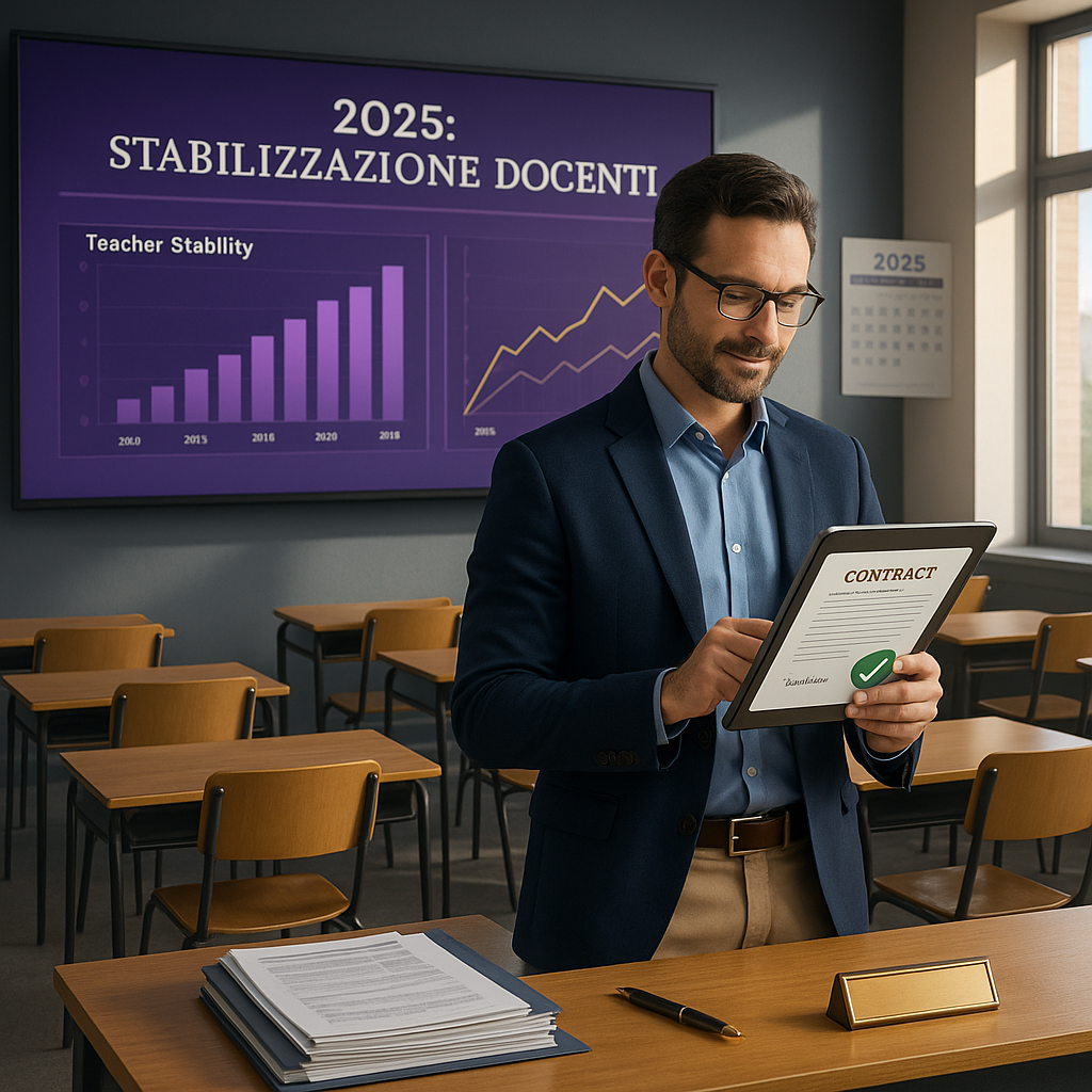 Stanziati 75 milioni per la stabilizzazione dei docenti dal 2025